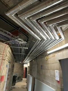 Dudbrook Care Home pipework insulation